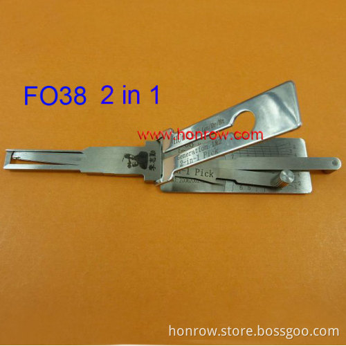 Original Lishi FO38 in 1 lock pick and decoder combination tool with best quality